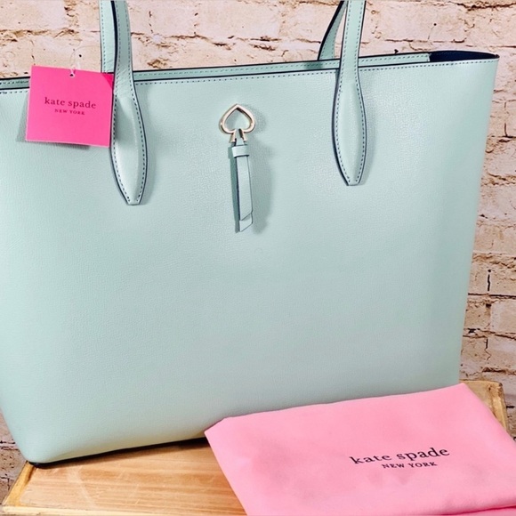 Kate Spade Large Adel Tote, Light Pistachio, NWT - Picture 7 of 15
